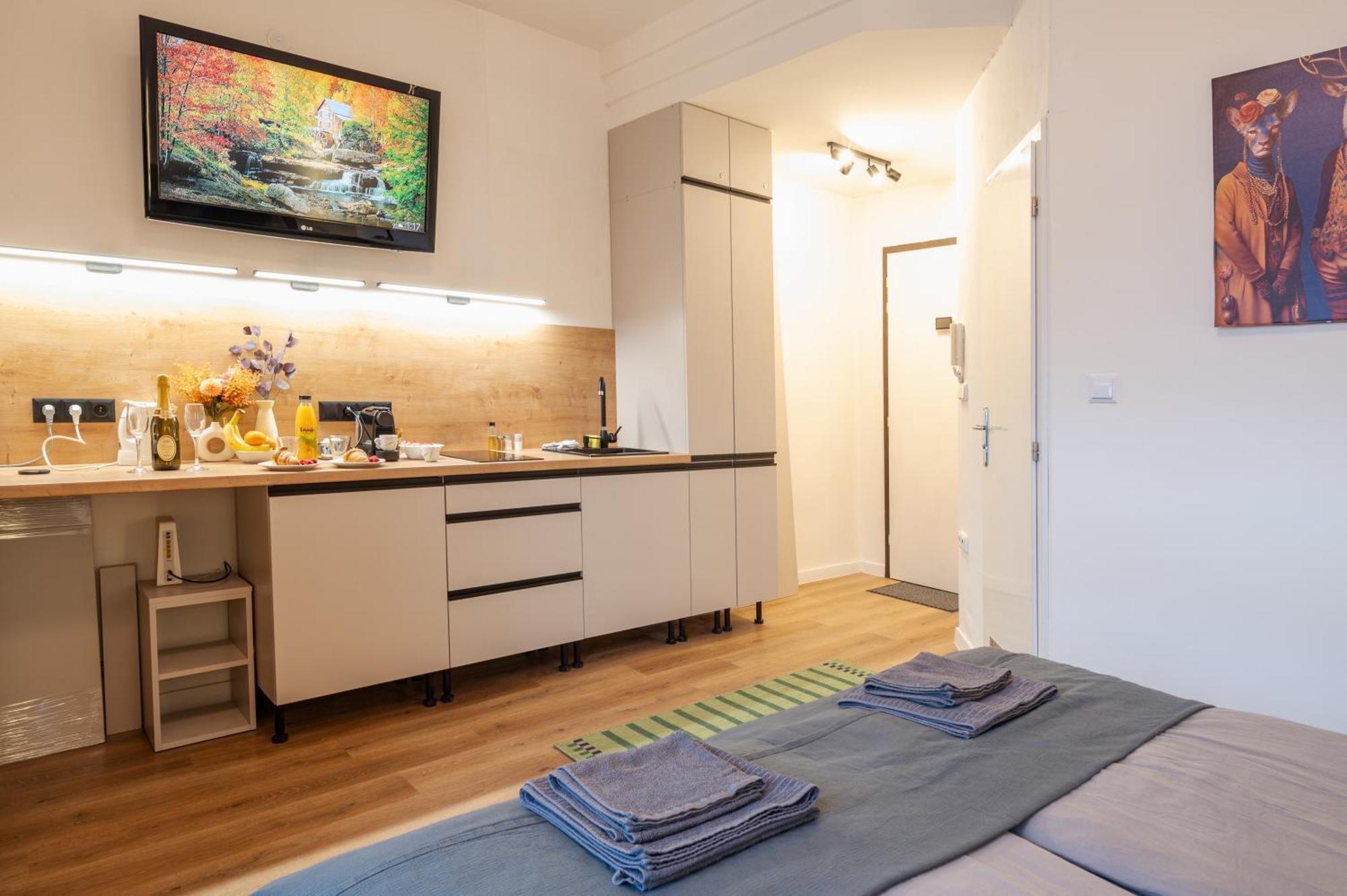 Modern Apartment In Historic City Center Old Town Братислава Екстериор снимка